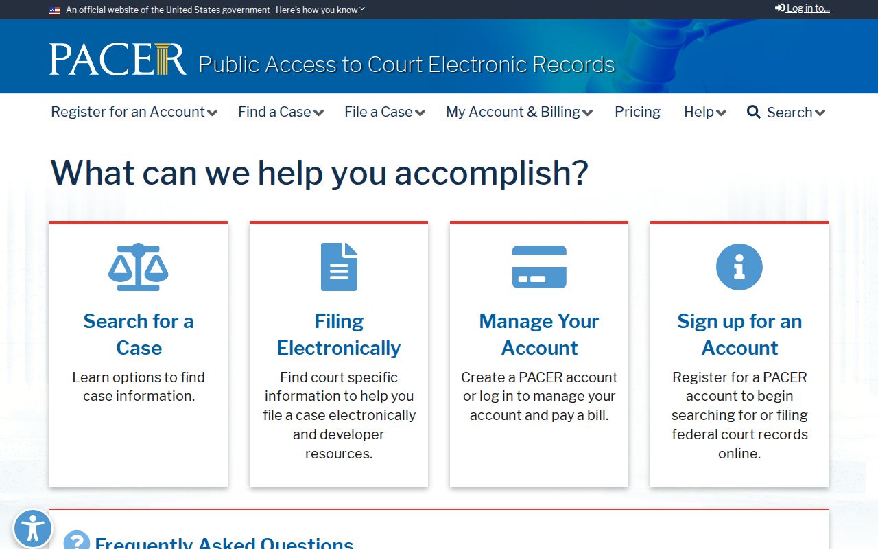 Dallas County criminal history federal PACER portal