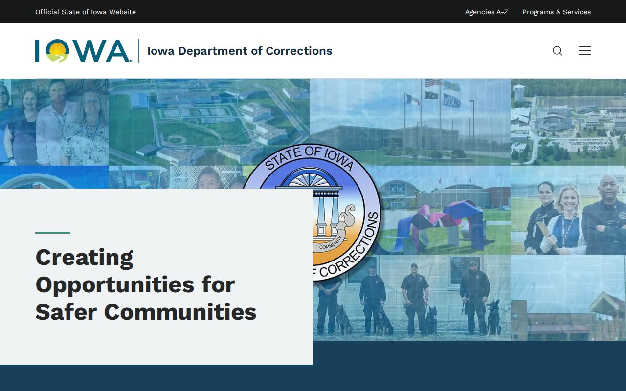Dallas County criminal records Iowa Department of Corrections information